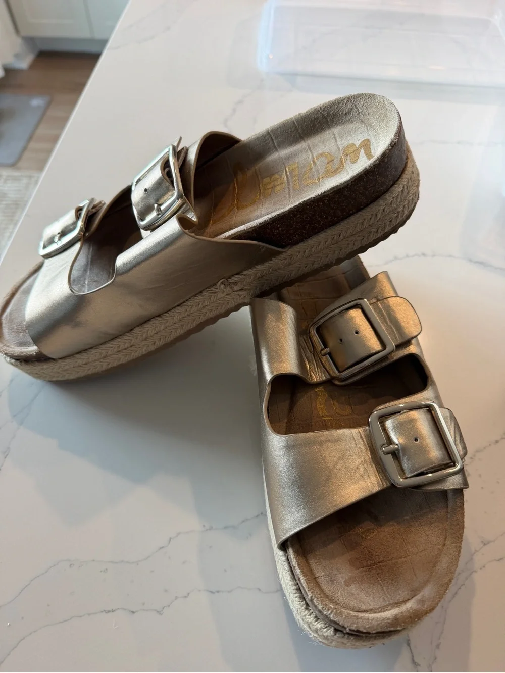 Gold Sam Edelman Boho Espadrilles